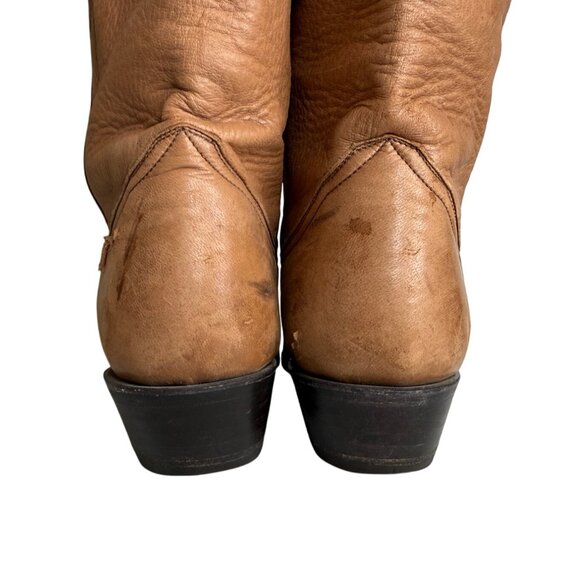 Vintage 80s Larry Mahan Womens Western Style Cow Girl Boots Soft Leather 7B - Picture 4 of 10